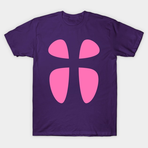 Pink Cross T-Shirt by GeeTee